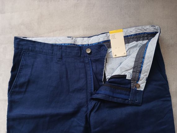 Чоловічі лляні прямі штани р. 52 | Зображення 1