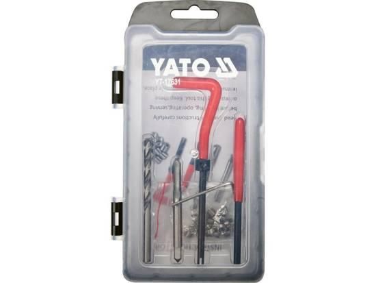 Набор метчик для восстановления внутренней резьбы М5х0.8 мм 30шт YATO YT-17631 | Зображення 1