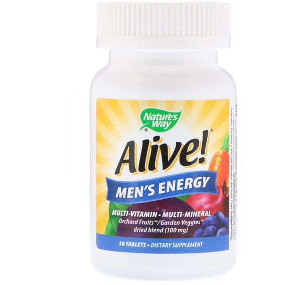 Вітамінно-мінеральний комплекс Nature's Way Alive! Men's Energy 50 Tabs
