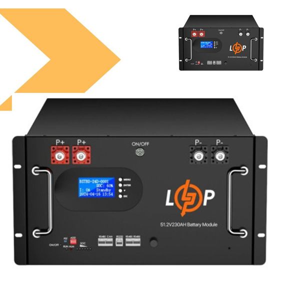 Акумулятор LiFePO4 51,2V - 230 A XPRO (345611105_91375) | Зображення 1