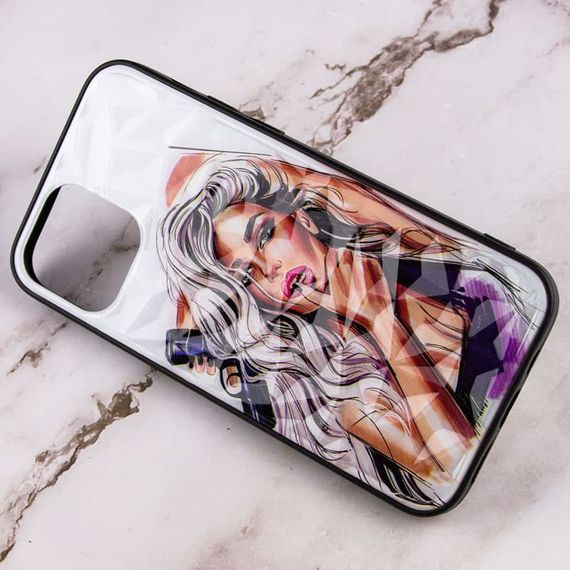 TPU+PC чехол Prisma Ladies для Apple iPhone 13 Pro (6.1") Purple | Зображення 1