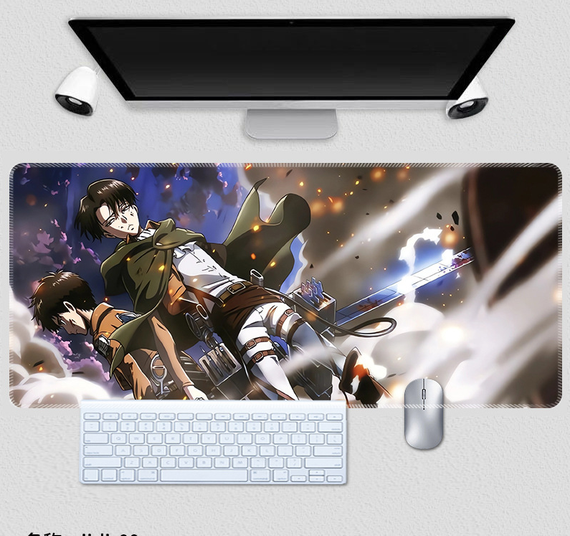 Ігрова поверхня для мишки з Аніме принтом "Атака Титанів / Attack on Titan" 800*300*3 мм 0636