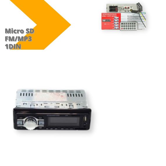 Автомагнитола 1273/1270 FM/MP3, micro SD, USB черный (lp-30366_437) | Зображення 1