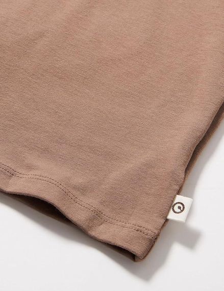 Дитячий лонгслів для хлопчика Green Cotton 80 см Кавовий (25111252) | Зображення 1