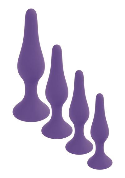 Анальна пробка - Silicone Purple Plug XL | Зображення 3