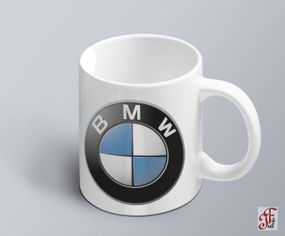 Чашка  з принтом авто логотип BMW  (02010102028)