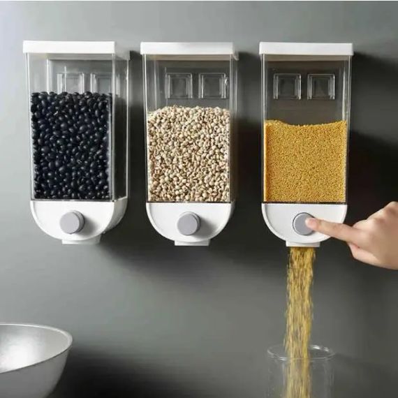 Диспенсер для сыпучих продуктов / Настенные органайзер для хранения AND128 BIG | Зображення 3