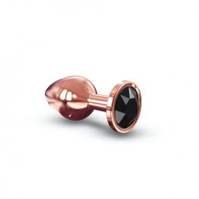 Золота металева анальна пробка із прикрасою у вигляді кристалу Dorcel - Diamond Plug, M