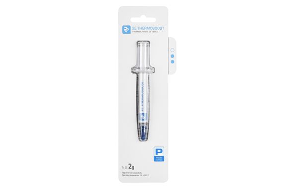 Термопаста 2E THERMOBOOST PROFI TB8-2, (8.3 W/m-K), 2 гр, серая (2E-TB8-2)