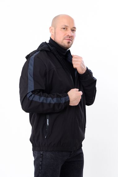 Вітровка чоловіча (демісезон) Носи своє XXL Чорний (p-16237-186715) | Зображення 3