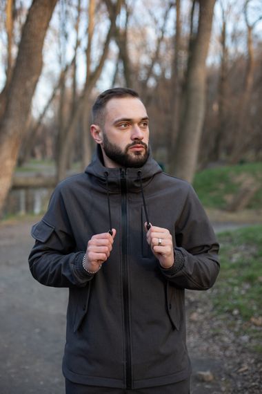 Куртка Softshell "Intruder" сірий меланж | Зображення 9