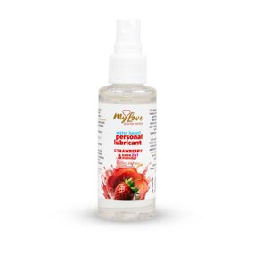 2в1 лубрикант та масажний гель - MyLove Aroma Series Intim&Massage Strawberry, 50 мл Sex Aura