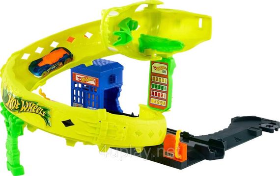 Трек Хот Вилс Сити Опасные существа Спиральная атака Змеи Оригинал Hot Wheels City Snake Spiral Attack | Зображення 3