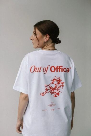 Футболка жіноча з принтом повсякденна XL Білий