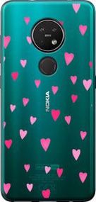 Чохол на Nokia 7.2 Сердечка 2 із силікону FCh_019981