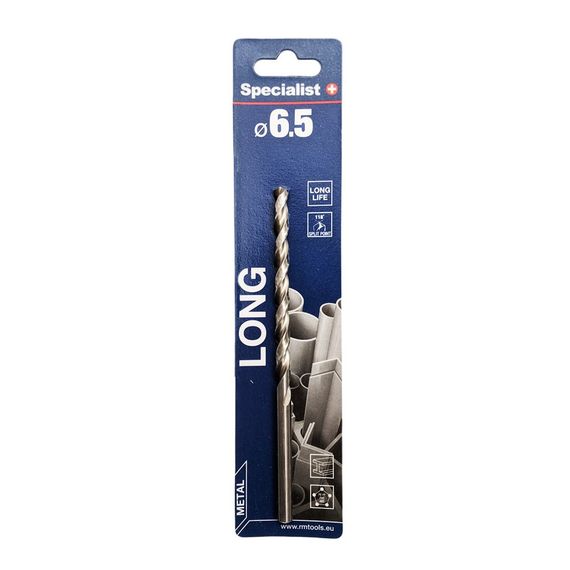 Сверло по металлу длинное Specialist+ LONG DIN340 6.5x95/140мм | Зображення 1