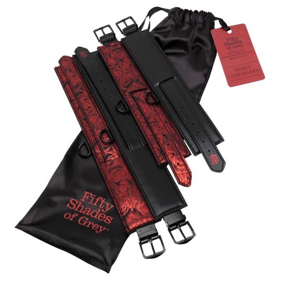 Фіксатор на ліжко Fifty Shades of Grey Sweet Anticipation Reversible Under Mattress Restraint Set sexstyle | Зображення 4