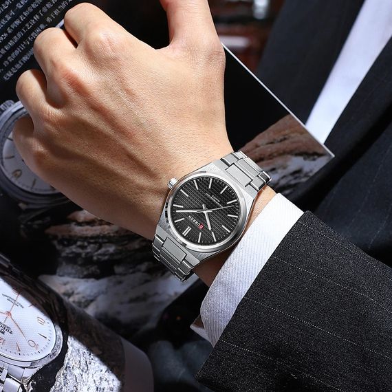 Curren 8439 Silver-Black | Зображення 2