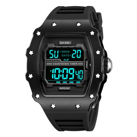 Чоловічий годинник Skmei 2296MTBKBK Matte Black | Зображення 1