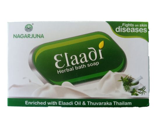 Антиугрове Мило Еладі Нагарджуна, Elaadi Herbal Bath Soap Nagarjuna, 75г