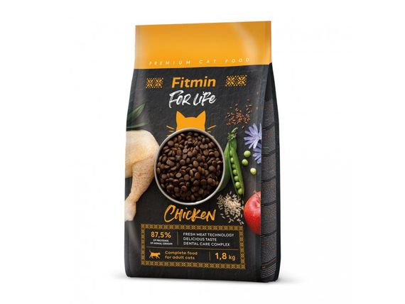 Fitmin cat For Life Adult Chicken (для дорослих котів з куркою), 1,8 кг | Зображення 1