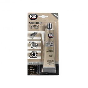 Силіконовий герметик, K2, SIL GREY, СІРИЙ СИЛІКОН +350°C 85г B250N