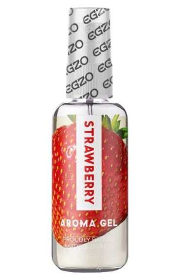 Оральний гель-лубрикант EGZO AROMA GEL — Strawberry, 50 мл Sex Aura | Зображення 1