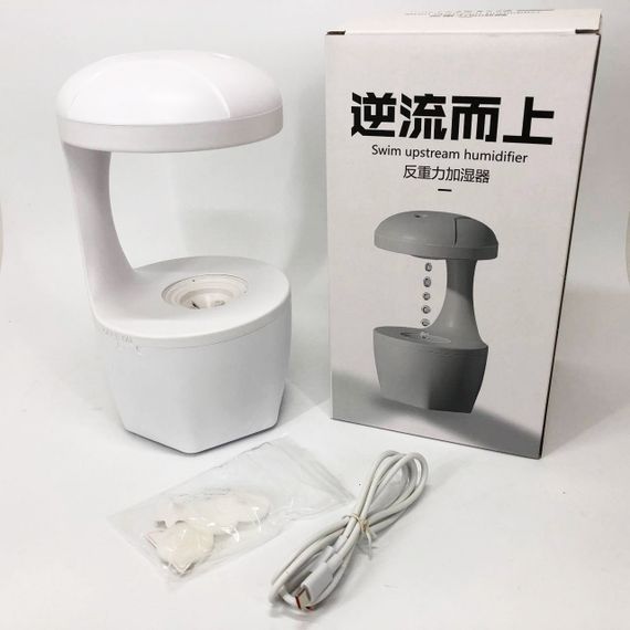 Настольный увлажнитель с арома-функцией UKC Anti Gravity Humidifier 800 мл, Увлажнитель на стол в офис KN-80 | Зображення 2