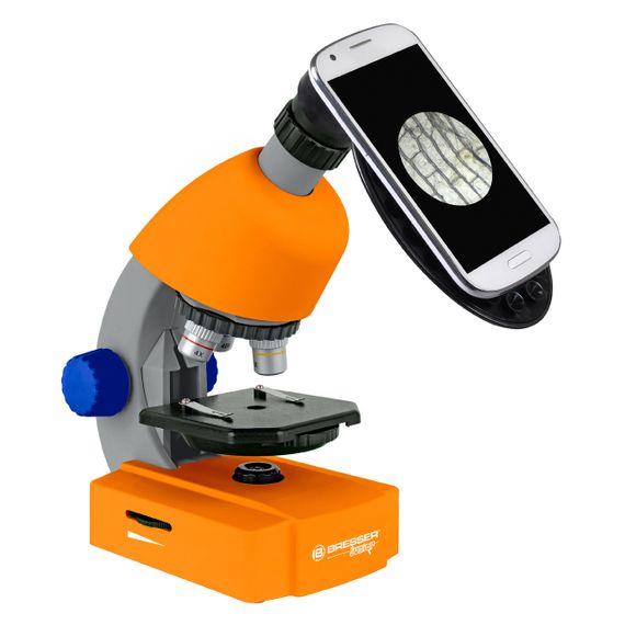 Мікроскоп Bresser Junior 40x-640x + телескоп 40/400, набір мікроскоп і телескоп для дитини в подарунок | Зображення 1