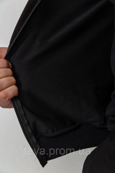 Спортивний костюм чоловічий двонитка, колір чорний, розмір XXL FA_008321 | Зображення 4