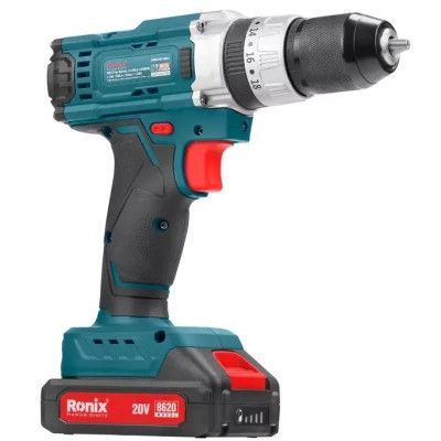 Шуруповерт Ronix аккумуляторный 20В, 1.5Ah x 2 (8620) | Зображення 8