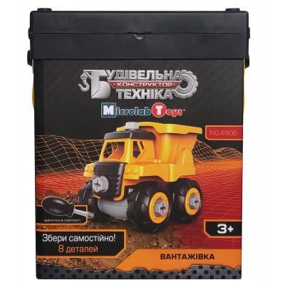 Конструктор Microlab Toys Строительная техника - грузовик (MT8906) | Зображення 1