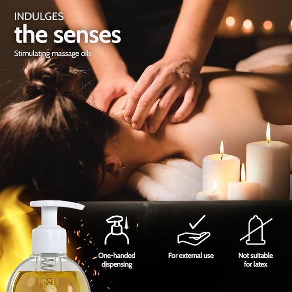 Массажное масло - Vibratissimo Hot Moments, 1000 мл sexstyle | Зображення 3