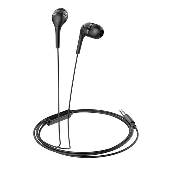Навушники HOCO M40 Prosody universal earphones with microphone Black | Зображення 2