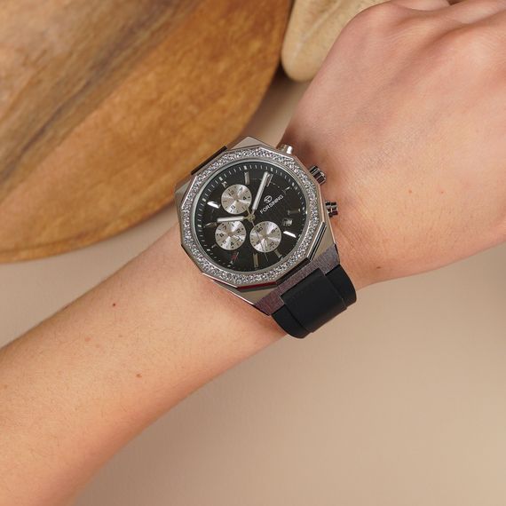 Наручний механічний годинник Forsining 8314 Black-Silver | Зображення 3