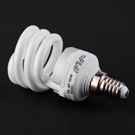 Лампа энергосберегающая E14 PL-SP 12W/827 MIKRO 220V | Зображення 5