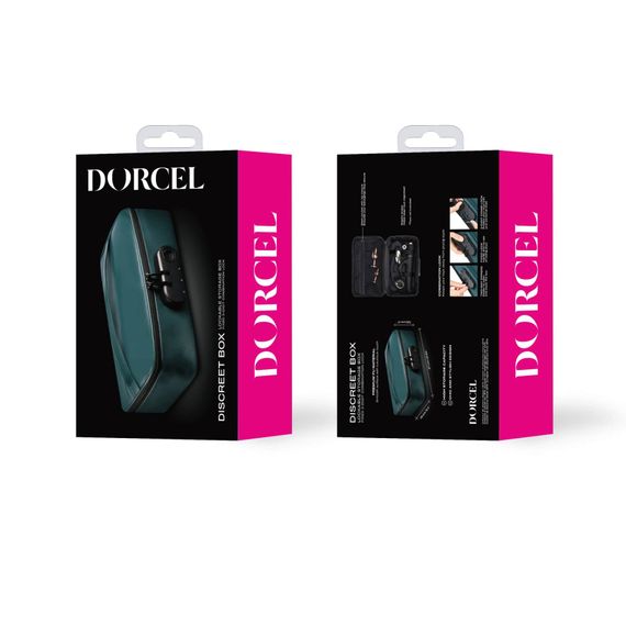 Кейс для игрушек Dorcel DISCREET BOX LUXURY GREEN, кодовый замок, 27×16×7,62 см | Зображення 7