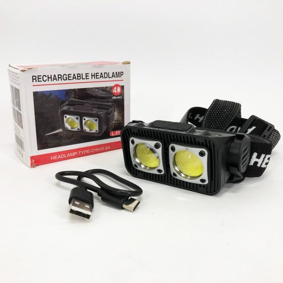 Мощный аккумуляторный фонарь для рыбалки, Мощный аккумуляторный фонарик на голову AW-48 | Зображення 3