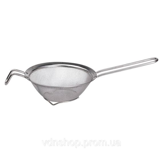 Дуршлаг-сито с ручкой 16 см мелкоячеистая сетка из нержавеющей стали HP-19-1-16CM | Зображення 1