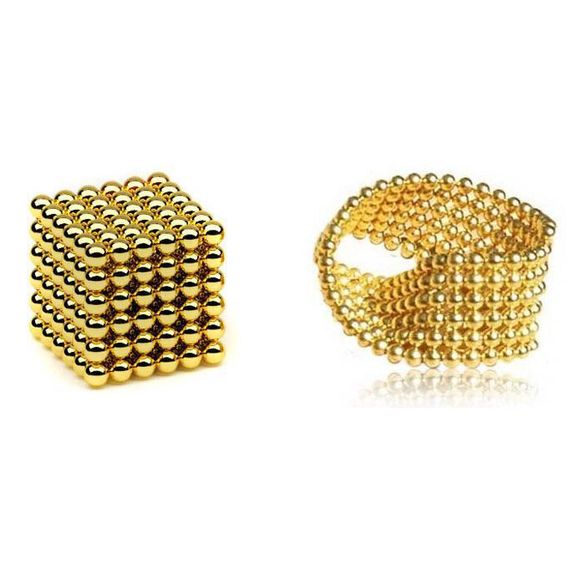 Магнитная головоломка конструктор антистресс Нео NeoCube Золотой, Неокуб 216, Магнитный кубик NEOCUBE WX-51 | Зображення 6