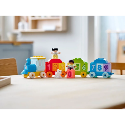 Конструктор LEGO Duplo Потяг із цифрами — вчимося рахувати 23 деталі (10954) | Зображення 1