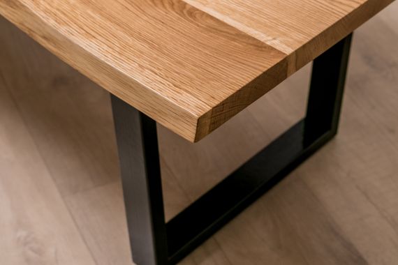 Кофейный стол из древесины дуба EcoWalnut с живыми краями L | Зображення 6