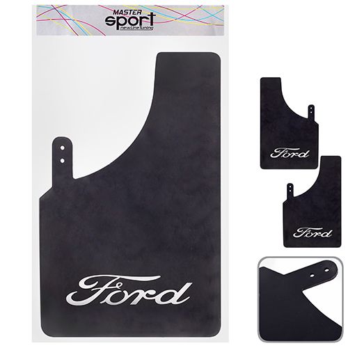 Бризковики "Sport Master" XL 230*375 FORD універсальні гумові (2 шт.) (40697) | Зображення 4
