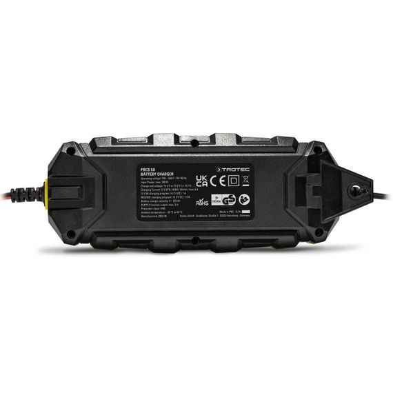 Зарядний пристрій для автомобільного акумулятора Trotec PBCS 6A, 12V, 4-150Ah (4675000010) | Зображення 1