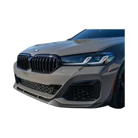 Накладка на передній бампер DPT Lip V1 (для M-Performance 2020-2024, чорний глянець) для BMW 5 серія G30/31 рр