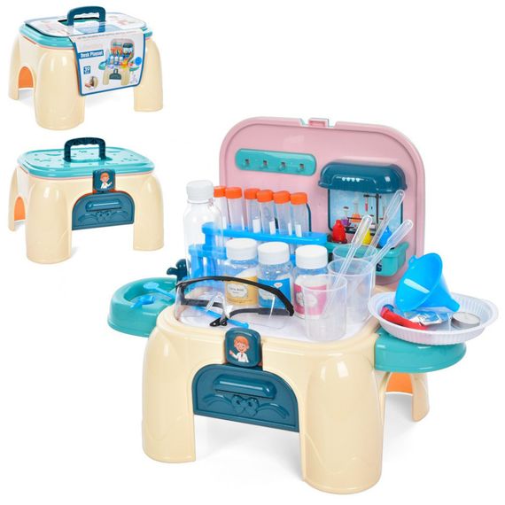 Дитячий іграшковий набір лікаря DK666-12D, склянки, баночки, пробірки | Зображення 3