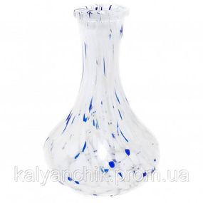 Колба для кальяна Drop бело-голубая