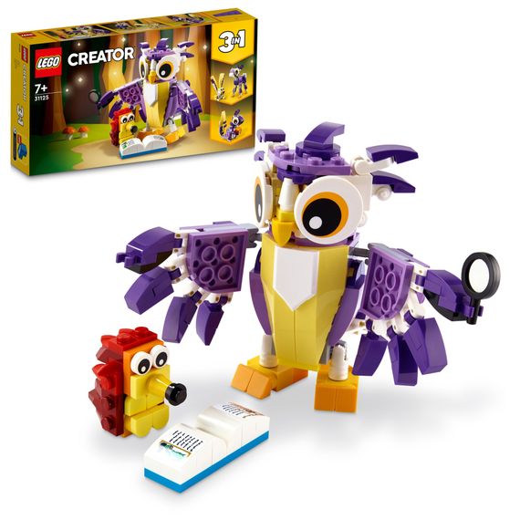 Конструктор LEGO Creator Дивовижні лісові жителі 175 деталей (31125) | Зображення 1