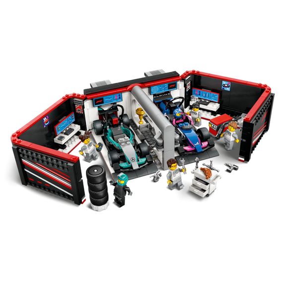 Конструктор LEGO City Гараж F1 та автомобілі Mercedes-AMG і Alpine (60444) | Зображення 2
