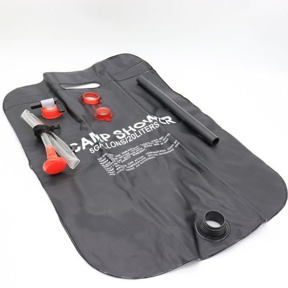 Душ туристичний 20 л, Solar Shower / Портативний літній душ / Душ для кемпінгу та дачі | Зображення 4